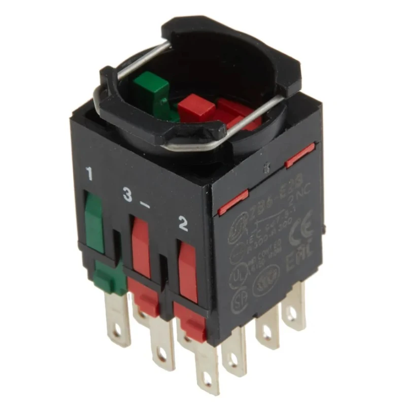 Schneider Electric Harmony XB6 Series Twist Release Emergency Stop Push Button, Panel Mount, 16 mm Cutout, 2 NO/2 XB6AS8349B