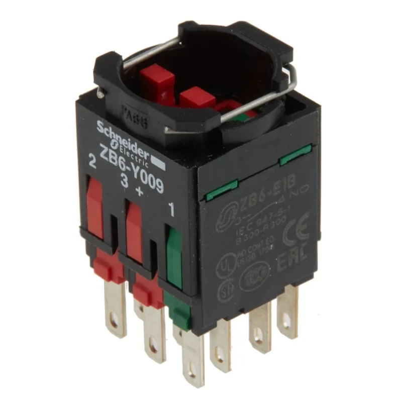 Schneider Electric Harmony XB6 Series Twist Release Emergency Stop Push Button, Panel Mount, 16 mm Cutout, 2 NO/2 XB6AS8349B