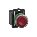 Schneider Electric Harmony Series Illuminated Push Button Switch, Spring Return, Panel Mount, 22 mm Cutout, SPDT XB5AW34B5