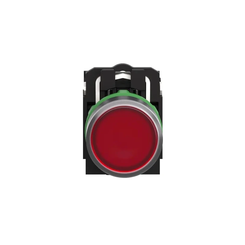 Schneider Electric Harmony Series Illuminated Push Button Switch, Spring Return, Panel Mount, 22 mm Cutout, SPDT XB5AW34B5