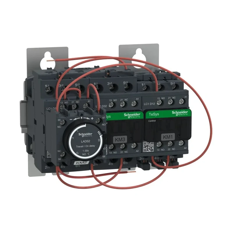 Schneider Electric TeSyS D Star Delta Starter, Star Delta, 24V AC, 30 kW, 3 Phase, IP20 LC3D32AB7