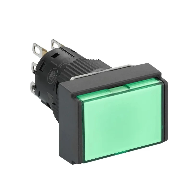 Schneider Electric Harmony Series Illuminated Push Button Switch, Spring Return, Panel Mount, 16 mm Cutout, SPDT XB6EDW3B1P