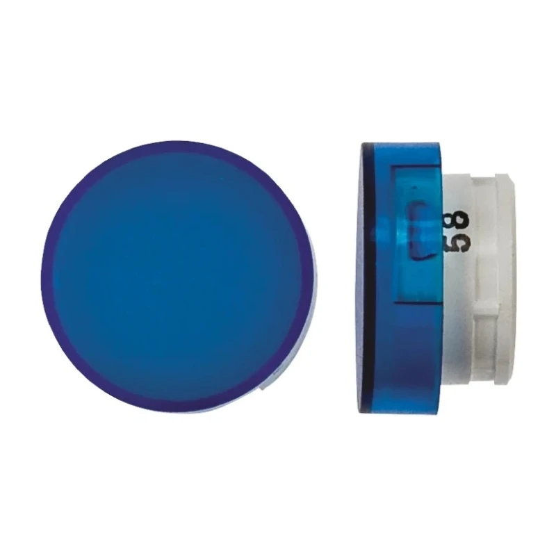 Omron Blue Round Push Button Lens for Use with A16 Series LED/Incandescent Lamp Push Button Switch A165L-TA