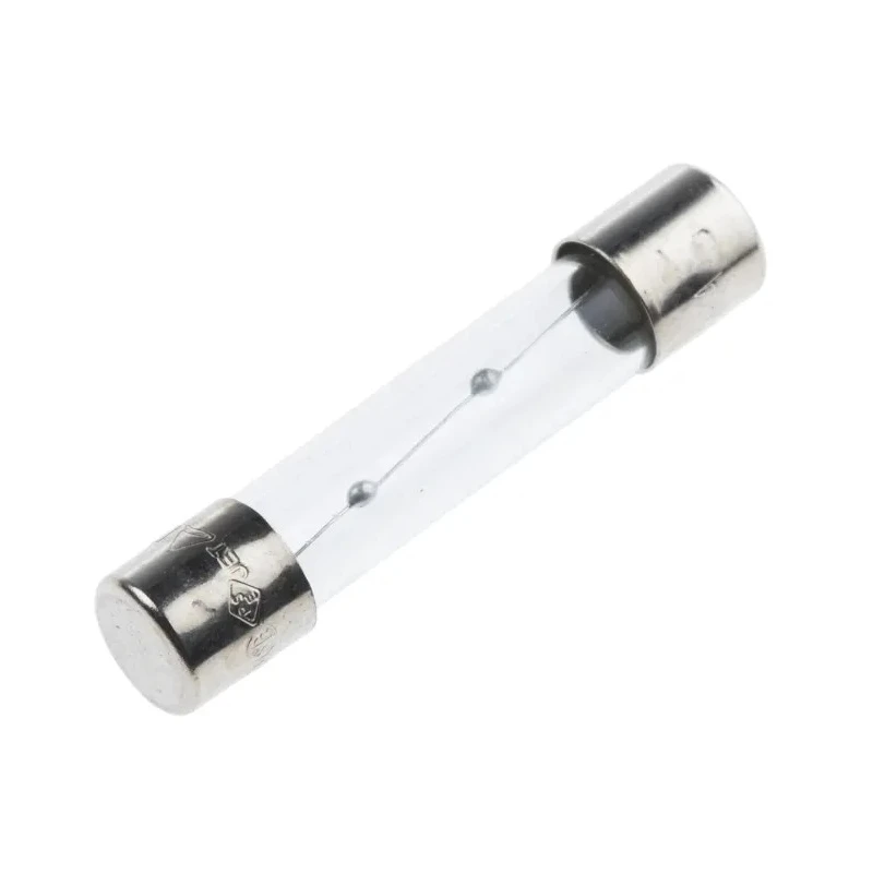 RS PRO 5A T Glass Cartridge Fuse 6.3 x 32 mm 250V AC Time-Delay Fuse 611-0282