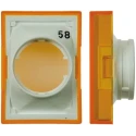 Omron Yellow Rectangular Push Button Lens for Use with A16 Series LED and Incandescent Lamp Push Button Switch A165L-JY