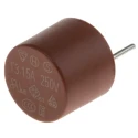 RS PRO Non-Resettable Fuse Radial 3.15A 250V AC Nylon Body TR5 Series 611-0377