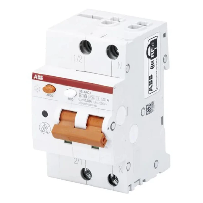 ABB Residual Current Circuit Breaker with Overload Protection 13A Current Rating 1-Pole 30 2CSA255103R1134 DS-ARC1 C13 A30