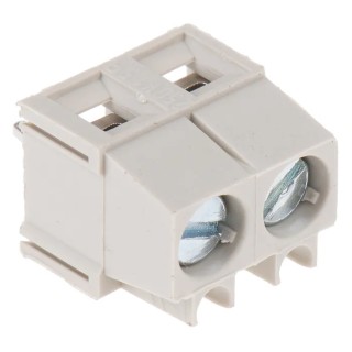 Wieland 8292 Series 2-Contact PCB Terminal Block, 5.08 mm Pitch, Wave Soldering Mount, 300V, 10A 25.193.0253.0