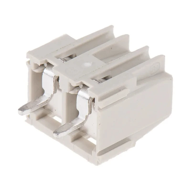 Wieland 8292 Series 2-Contact PCB Terminal Block, 5.08 mm Pitch, Wave Soldering Mount, 300V, 10A 25.193.0253.0