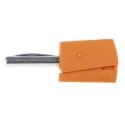 WAGO Orange Male Banana Plug 4 mm Connector, Cage Clamp Termination, 42V, 20A, Nickel Plating 215-211