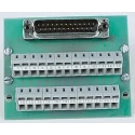 WAGO 709 Series 25-Contact Male Interface Module D-Sub Connector DIN Rail Mount 1A 125V 0.8kV 289-447