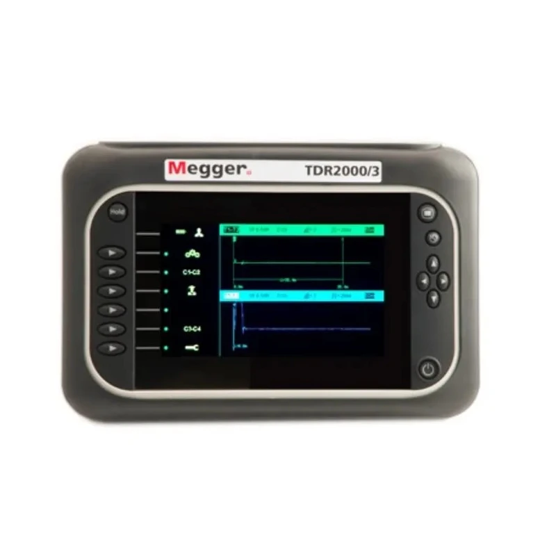 Megger Time Domain Reflectometer USB Interface 2 ns Pulse Width, ±1% Accuracy, Lithium-ion Battery, 12h Life TDR2000/3P