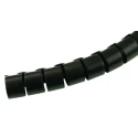 HellermannTyton Spiral Cable Wrap Polypropylene Black 27 mm Diameter 25 m Length Helawrap Series 161-64401 HWPP25-PP-BK