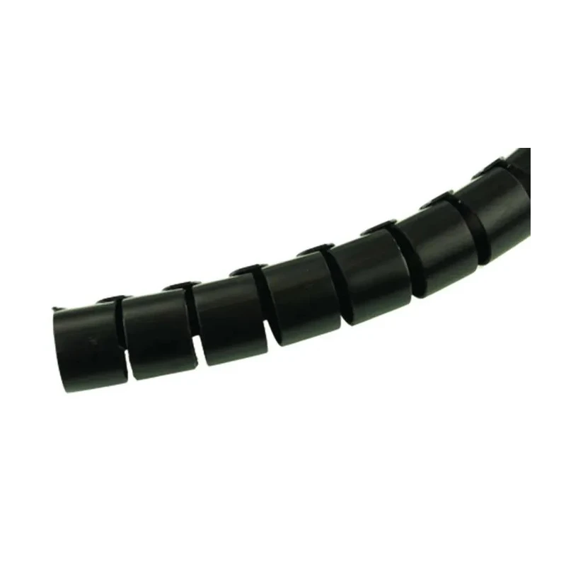 HellermannTyton Spiral Cable Wrap Polypropylene Black 27 mm Diameter 25 m Length Helawrap Series 161-64401 HWPP25-PP-BK