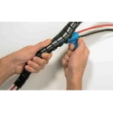 HellermannTyton Spiral Cable Wrap Polypropylene Black 27 mm Diameter 25 m Length Helawrap Series 161-64401 HWPP25-PP-BK