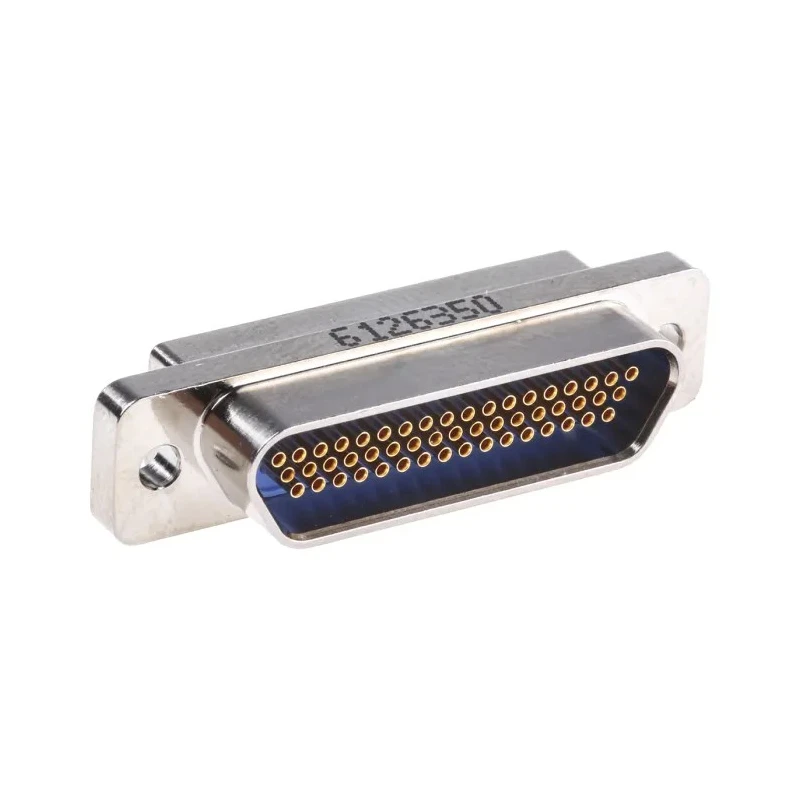 Glenair MWDM 51 Way Straight Panel Mount Micro-D Sub Connector Female MWDM2L-51SSB