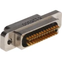 Glenair 25 Way Straight Panel Mount Micro-D D-Sub Connector Male MWDM2L-25PSB