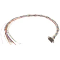 Glenair MWDM 25 Way Straight Through Hole Micro-D D-Sub Connector with Jack Screw Male MWDM2L-25S-6E5-18B