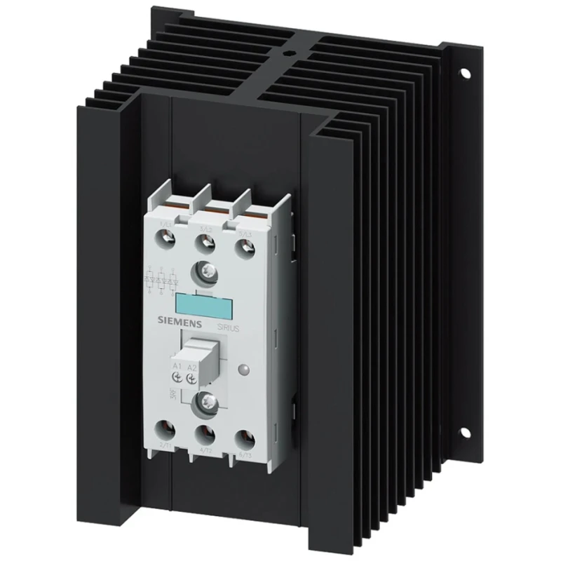 Siemens Solid State Relay 3RF2 Series, 50A Load Current, DIN Rail Mount, 600V Load Voltage, 4-30V DC Control 3RF2450-1AC45