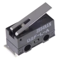 Omron Ultra-Subminiature Hinge Lever Micro Switch Right Angle PCB Terminal 3A 30V dc SPDT IP40 D2F-L-A