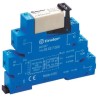 Finder 38 Series Interface Relay, DIN Rail Mounted, 12V AC/DC Coil, DPDT Contact Configuration, 15.2mA Coil 38.52.0.012.0060