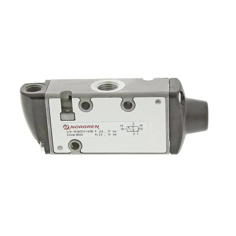Norgren Pneumatic Solenoid Valve Pilot/Spring G V61 Series 1/4 in Port Size 1300 L/min Flow Rate V61B4D7A-XA090