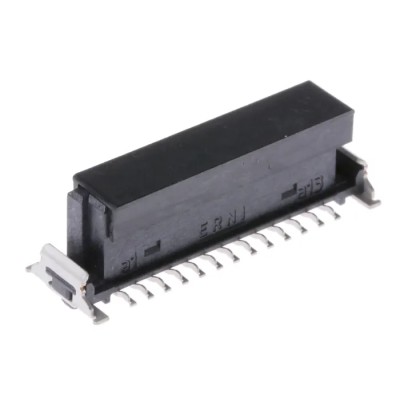 ERNI SMC Series Straight Surface PCB Socket 26-Contact 2 Row 1.27 mm Pitch Solder 154806 / 154806-E
