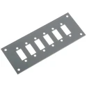 RS PRO SSPF Series Thermocouple Panel for Use with Up to 4 Screw In Fascia Sockets, Anodised Aluminium, RoHS 611-8208