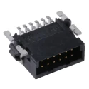 ERNI SMC Series Right Angle Surface PCB Header 12 Contact 1.27 mm Pitch 2 Row Shrouded 154763 / 154763-E