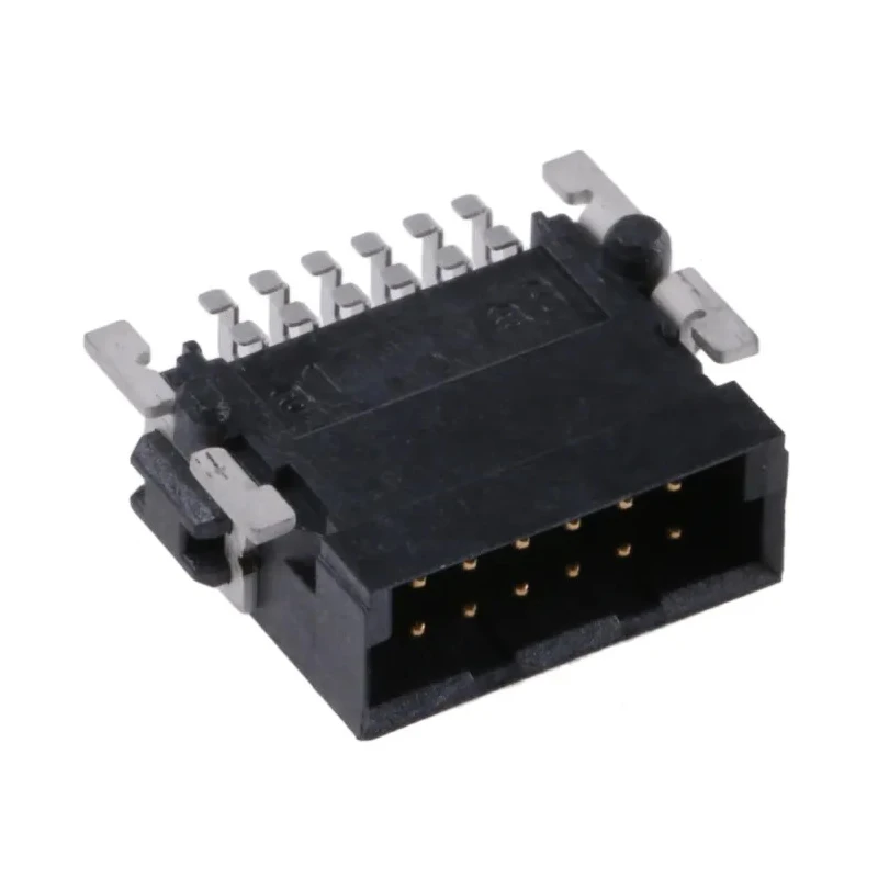 ERNI SMC Series Right Angle Surface PCB Header 12 Contact 1.27 mm Pitch 2 Row Shrouded 154763 / 154763-E