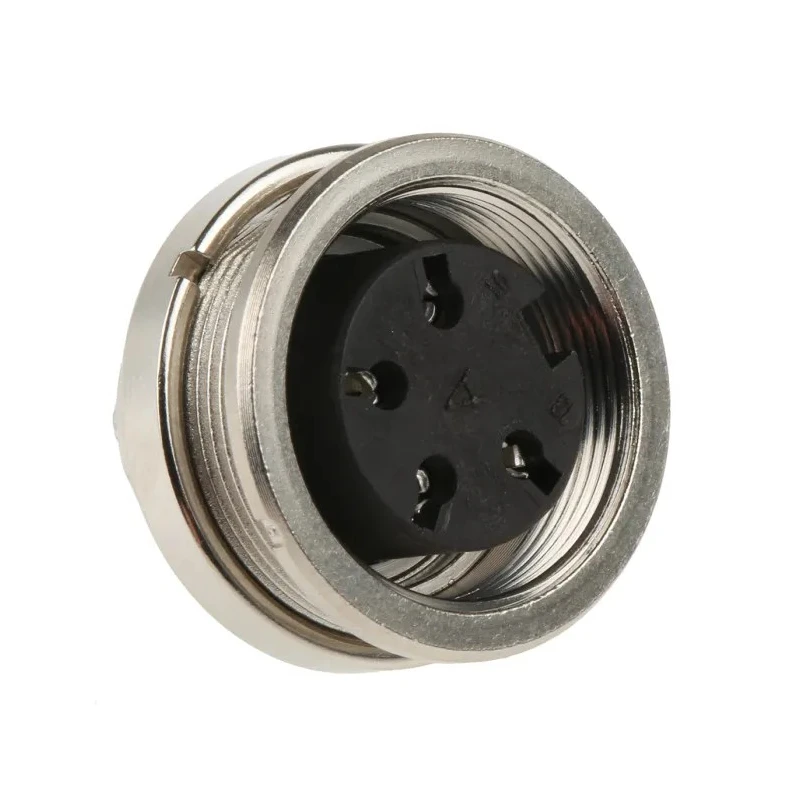 Amphenol Industrial signalmate C091 4 Pole Straight M16 DIN Socket 5A 300V IP40 Panel Mount T3303 000 RS