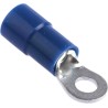 RS PRO Insulated Ring Terminal M3 Stud Size, 16-14 AWG Wire Size, Vinyl Insulation, Blue E245391 613-9609