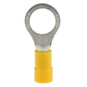 RS PRO Insulated Ring Terminal M10 Stud Size 12 AWG to 10 AWG Wire Size Yellow Vinyl E245391 613-9457