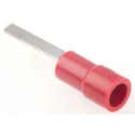 RS PRO Insulated Crimp Blade Terminal 13 mm Blade Length 22 AWG to 16 AWG Red 613-9700