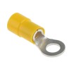 RS PRO Insulated Vinyl Ring Terminal M5 Stud Size 12 AWG to 10 AWG Yellow E245391 613-9659