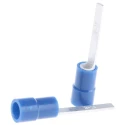 RS PRO Insulated Crimp Blade Terminal 18 mm Blade Length, 16 AWG to 14 AWG, Blue 613-9750