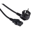 RS PRO Straight to CEE 7/7 Power Cord 10 m Black PVC Jacket 250V 10A Cable 615-1160