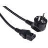 RS PRO Straight to CEE 7/7 Power Cord 10 m Black PVC Jacket 250V 10A Cable 615-1160