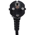 RS PRO Straight to CEE 7/7 Power Cord 10 m Black PVC Jacket 250V 10A Cable 615-1160