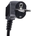 RS PRO Straight to CEE 7/7 Power Cord 10 m Black PVC Jacket 250V 10A Cable 615-1160