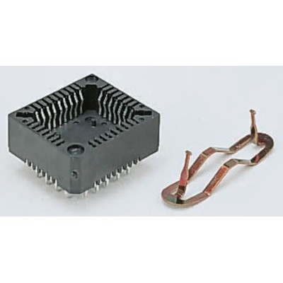 E-TEC 2.54 mm Pitch 52 Way Surface PLCC IC Socket PLP-052-N110-99-HCP-052