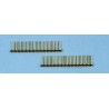 E-TEC SIB Series Straight Through Hole PCB Socket 20-Contact 1 Row 2.54 mm Pitch Solder SIB-120-S003-55