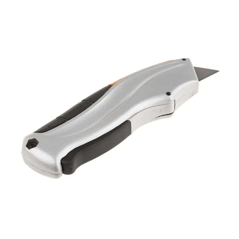 Bahco Safety Knife with Straight Quick Change Retractable Blade, 6 Blades SQZ150003