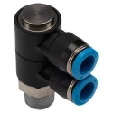 Festo Polybutylene Pneumatic Fitting Tube Size 8 mm Male Thread R1/4 Maximum Operating Temperature 80°C QSLV2-1/4-8