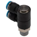 Festo Polybutylene Pneumatic Fitting Tube Size 8 mm Male Thread R1/4 Maximum Operating Temperature 80°C QSLV2-1/4-8