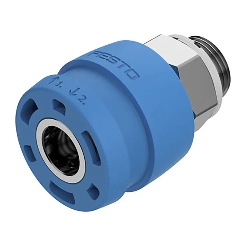 Festo Brass Pneumatic Quick Connect Coupling 3/8 in Female G NPHS-D6-P-G38