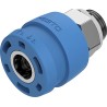 Festo Brass Pneumatic Quick Connect Coupling 3/8 in Female G NPHS-D6-P-G38