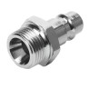 Festo Brass Pneumatic Quick Connect Coupling 1/2 in Male G KS4-1/2-A