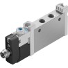 Festo Pneumatic Solenoid Valve 5/2 Way Monostable Aluminium Alloy Body 24V DC VUVG-L10-M52-RT-M7-1R8L
