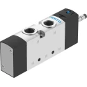 Festo Pneumatic Solenoid Valve 5/2 Electric G 3/8 in Die Cast Aluminium VUVS-L30-M52-MD-G38-F8